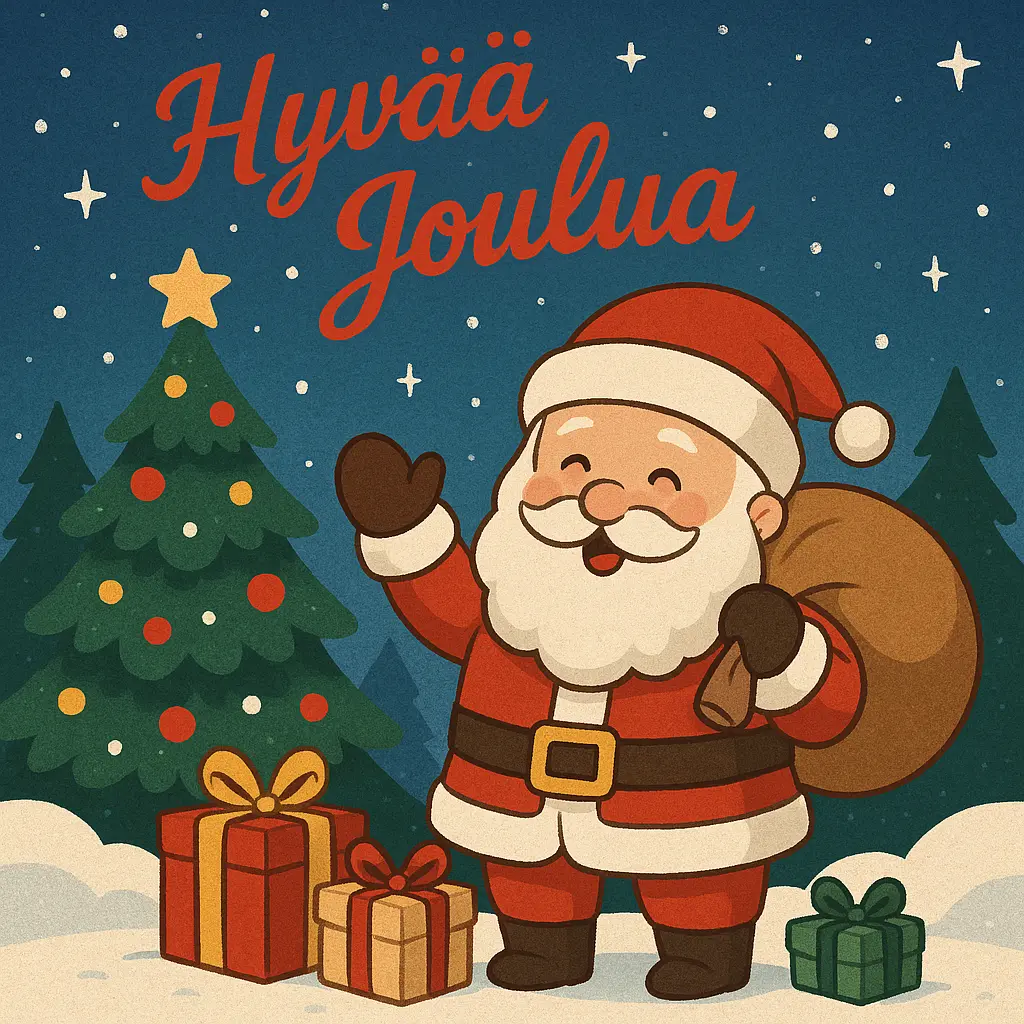 Hyvää joulua ja uuttavuotta!