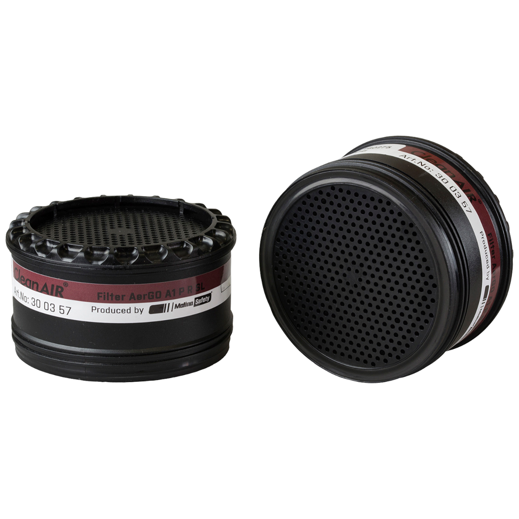 Yhdistelmäsuodatin CleanAIR AerGO® A1P R SL 2 KPL