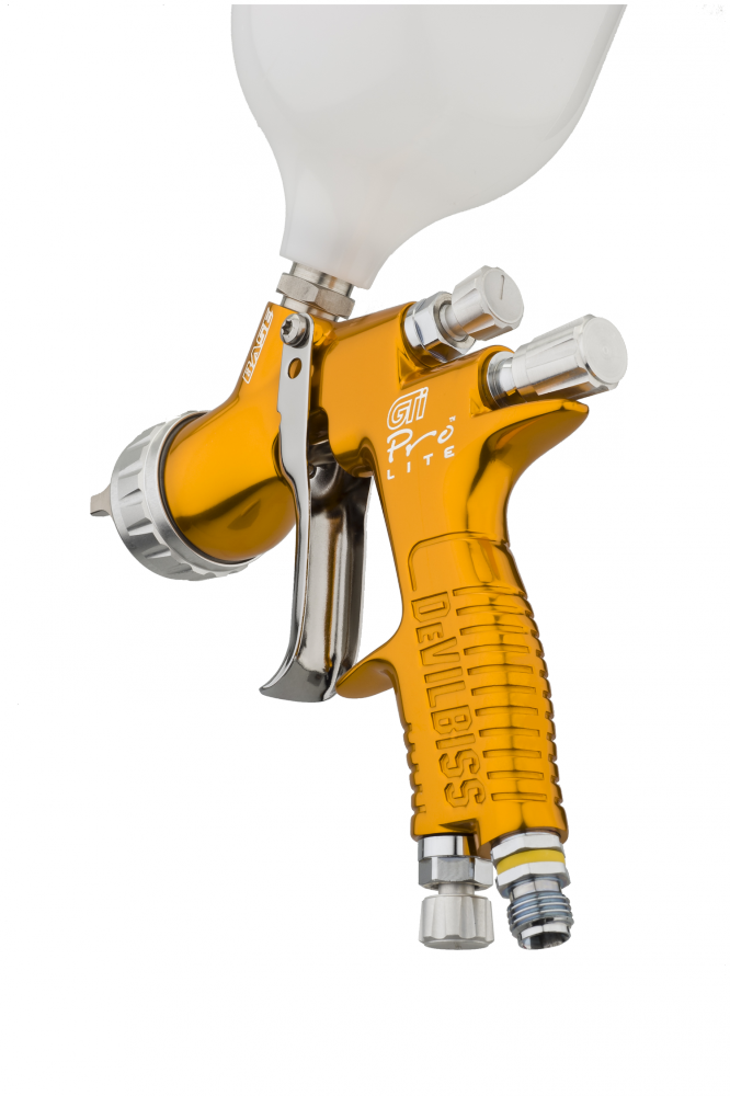 Devilbiss GTI PRO LITE maaliruisku, yläsäiliö GTE20/1.6mm  