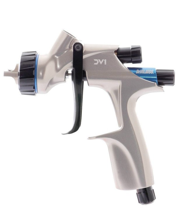 DEVILBISS DV1 ILMAN YLÄSÄILIÖTÄ, 1.4MM NESTESUUTIN, BASE COAT