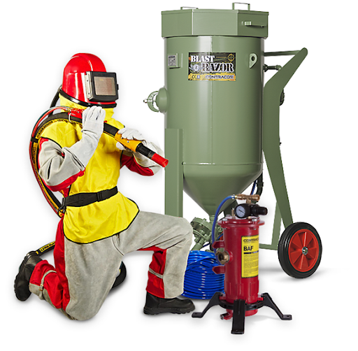 [CO-10400251] Hiekkapuhalluslaite, Blast Razor täyd. 200L Z-200RC