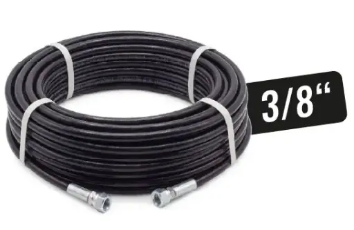 [GE-MA-EF-W1-3/8-10-SS] Easyflex korkeapaineletku 3/8" 10 M WP 330bar teräskudos