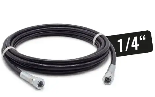 [GE-MA-EF-W1-1/4-1-SS] Easyflex korkeapaineletku 1/4" 1 M WP 430bar teräskudos