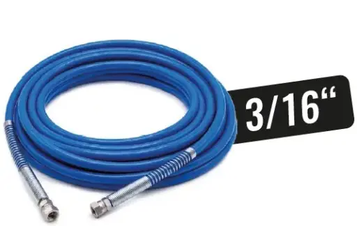 [GE-MA-EF-3/16-10-SS] Tekstiilikudos Easyflex korkeapaineletku 3/16" 10m 250bar