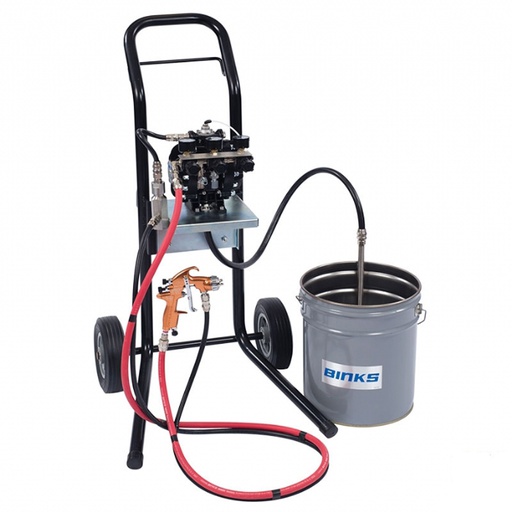 [B-DX70R3-CF-ADV] Kalvopumppu, kärrymalli, Advance HD maaliruisku, valmispakkaus