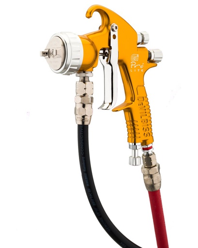 [D-PROLT-PTE20-10] DEVILBISS GTI PRO LITE te20/1,0mm MAALIRUISKU, PAINESYÖTTÖ